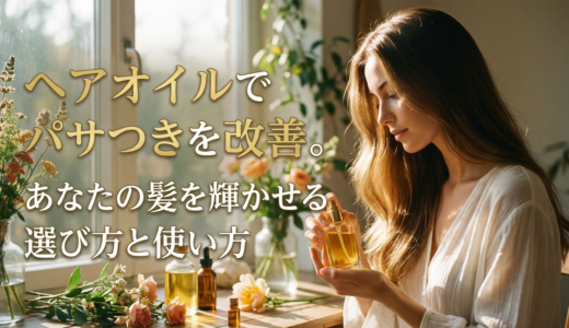 ヘアオイルでパサつきを改善。あなたの髪を輝かせる選び方と使い方