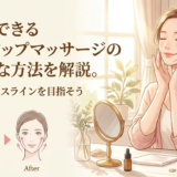 自宅でできるリフトアップマッサージの効果的な方法を解説。理想のフェイスラインを目指そう