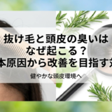 抜け毛と頭皮の臭いはなぜ起こる?根本原因から改善を目指す対策