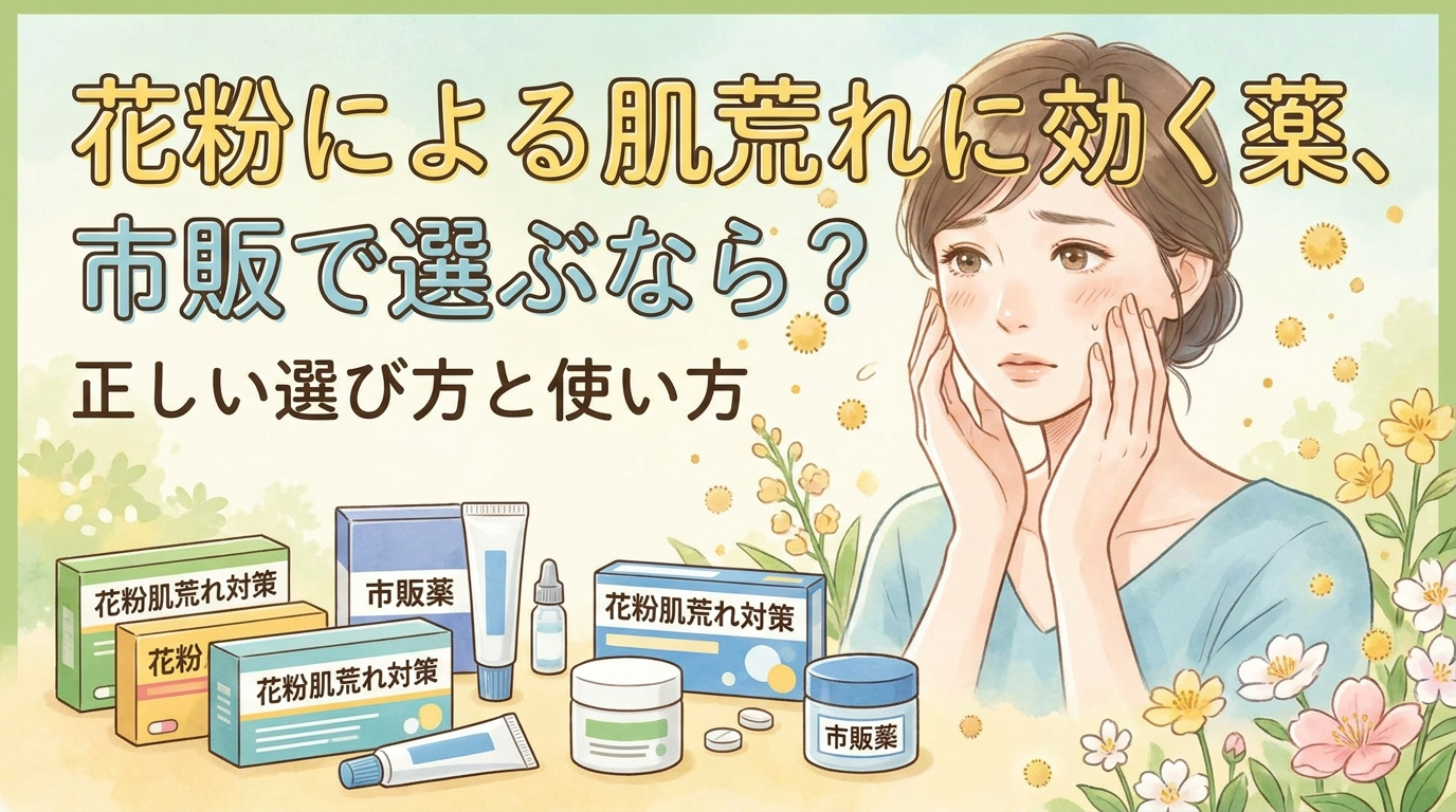 花粉による肌荒れに効く薬、市販で選ぶなら？正しい選び方と使い方