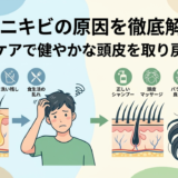 頭皮ニキビの原因を徹底解説。正しいケアで健やかな頭皮を取り戻す方法