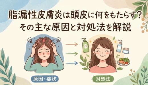 脂漏性皮膚炎は頭皮に何をもたらす？その主な原因と対処法を解説